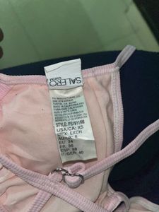 Baby Pink Bikini Top. Will Fit 32-A/B, XS, S.