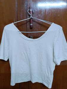 White Crop Top