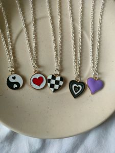 Cute Metallic Heart Charm