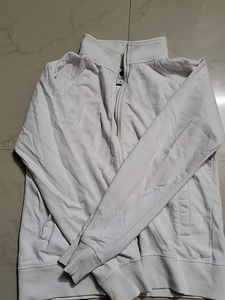 White Zip-Up Jacket
