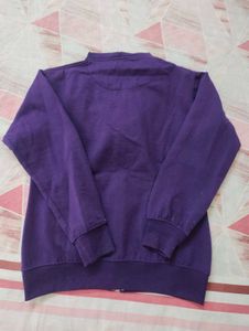 Purple Zip-Up Hoodie