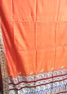 Orange Paithani Saree