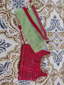 Baby Girl Crop Top Or Chniya Choli