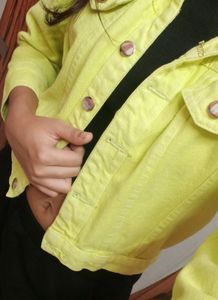 Neon  Denim Jacket