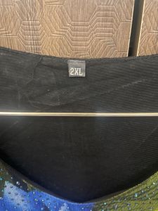 Floral Print black top