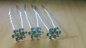 Silver Beautiful Juda Hair Pin With Stone