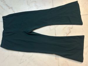 Green Flared Trousers