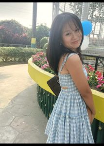 Blue Checkered Dress