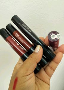 Set Of 4 | Lakme And Colourplay Brown Lipsticks