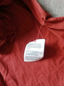 Red Dress with Cape Sleeves