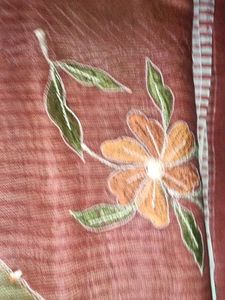 Floral Embroidered Saree
