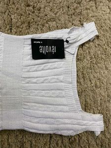 White Knit Bodycon Dress