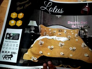 Brand New Double Bedsheet With Pillow Covers