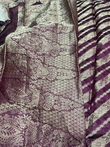 Elegant Striped Saree