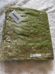 Elegant Green Party wear Saree🎉