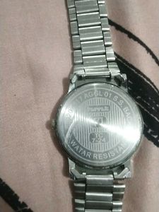 HMT Quartz Silver Watch