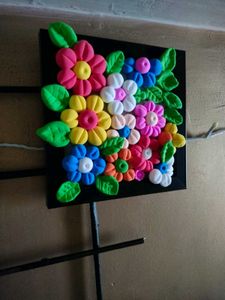 Beautiful Floral Clay Frame