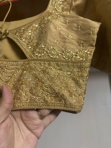 🆕 Cutout Designer Back Blouse