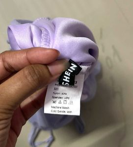 Elegant Lavender Ruched Bodycon Mini Dress
