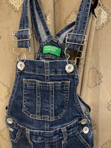 Unisex Blue Denim Dungaree