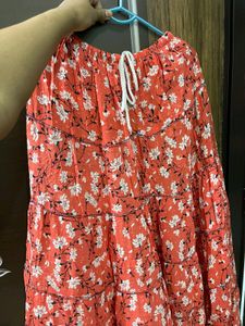 Floral Print Maxi Skirt