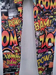 Comic Print Leggings