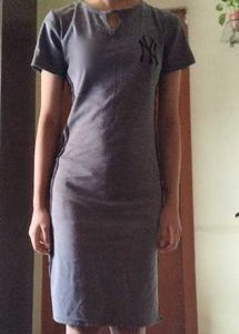 Gray Bodycon Dress