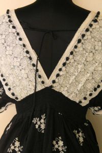 Boho Embroidered Lace Maxi Dress