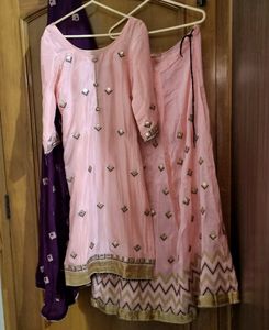Functional Stitched  Suit With Duppata