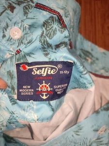 Cool Blue Patterned Shirt