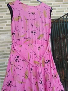 Pink &amp; Black Daily Wear Dress