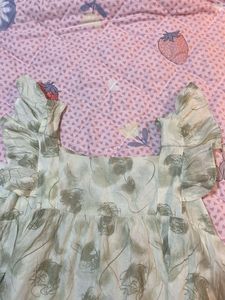 Floral Ruffle Tank Top