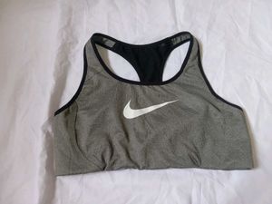 Nike Gray Sports Bra
