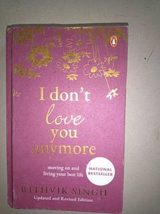 A book named 'i don't love you anymore '