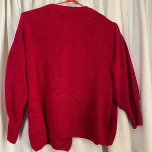 Price Drop❣️Dark Red Pinteresty Cardigan