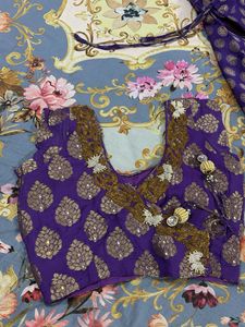Purple Lehenga Choli Set