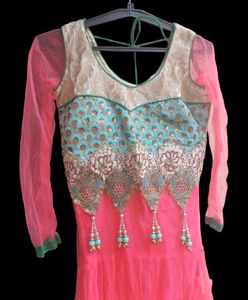 Gown / Net Anarkali With Pant And Dupatta