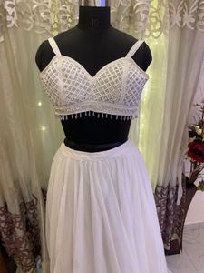 White Lehenga Choli