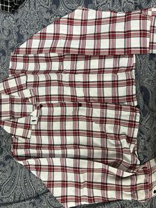 Red and White Plaid Flannel