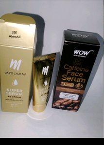 Combo Myglamm Bb Cream And Wow Face Serum