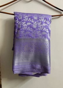 Brand New Lavender Saree