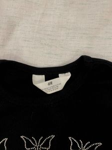H&amp;M Butterfly Graphic Tee