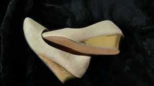 Sparkling Gold Heels