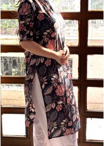 Pure 100% Cotton Kantha Work Kurta