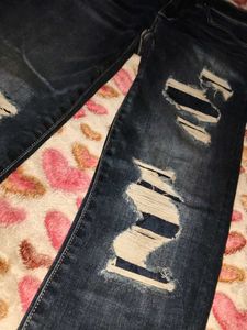Distressed American Eagle Jeans