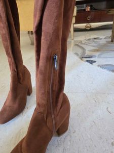 Brown Thigh High Boots