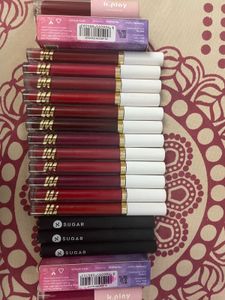 Lipstick And Lipgloss Combo Of 15