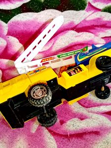 New Boys Playing Crane Truck . Cran For Child .