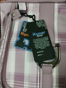 2 in 1 Stylish Plaid Backpack