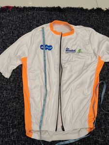 Unisex Large Size Cycling Jersey with Back Pockets